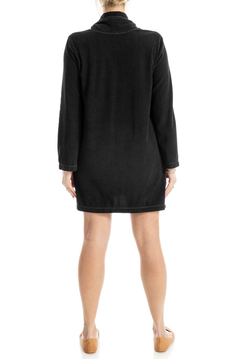 MAX STUDIO Corduroy Dress, Alternate, color, Black-Black