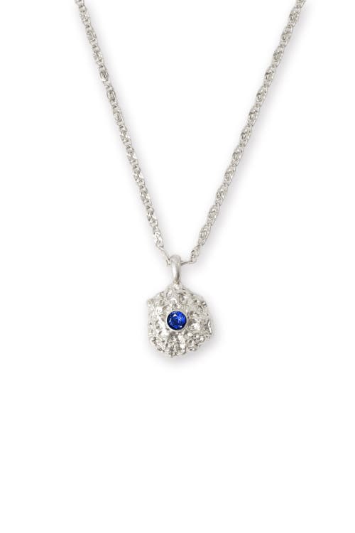 Classicharms Shayla Molten Cubic Zirconia Pendant Necklace In Metallic