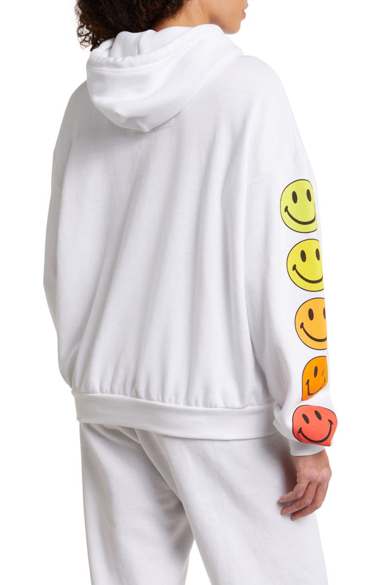 Aviator Nation Smiley Graphic Hoodie, Alternate, color,