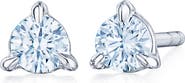 Kwiat Round Brilliant Cut Diamond & Platinum Stud Earrings - 0.30ct.