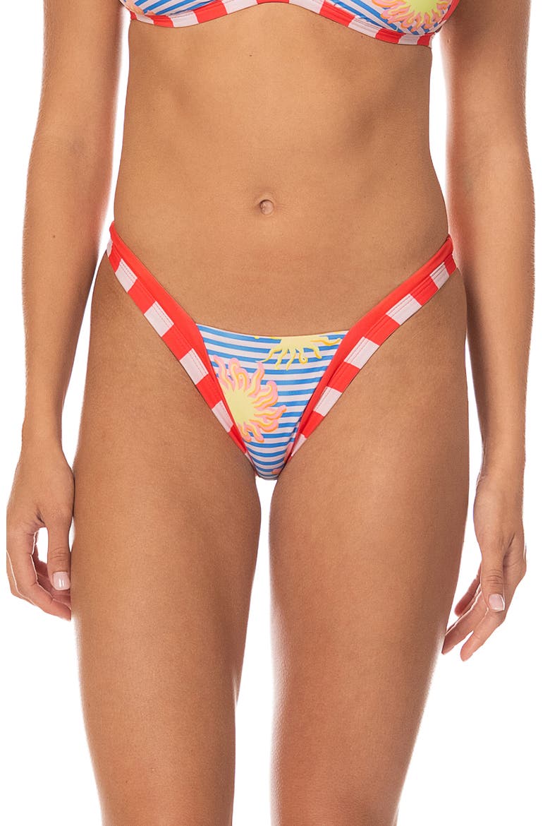 Awake in Light Trinity Reversible Bikini Bottoms, Main, color, OPEN BLUE