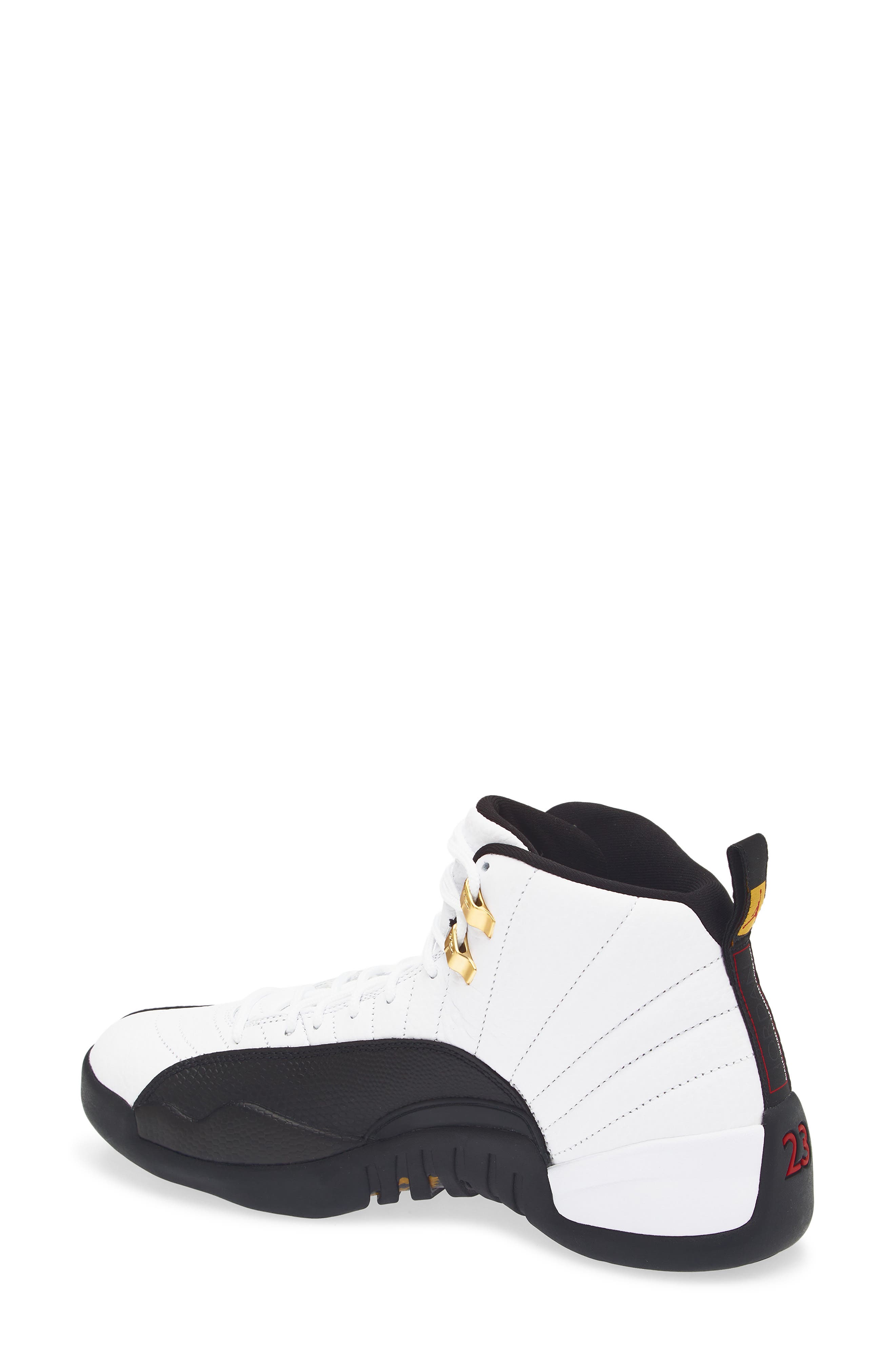 Jordan Air Jordan 12 Retro Basketball Sneaker, Alternate, color, White/ Black/ Taxi