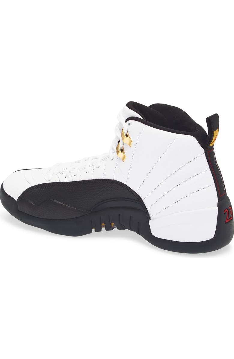Jordan Air Jordan 12 Retro Basketball Sneaker, Alternate, color, White/ Black/ Taxi