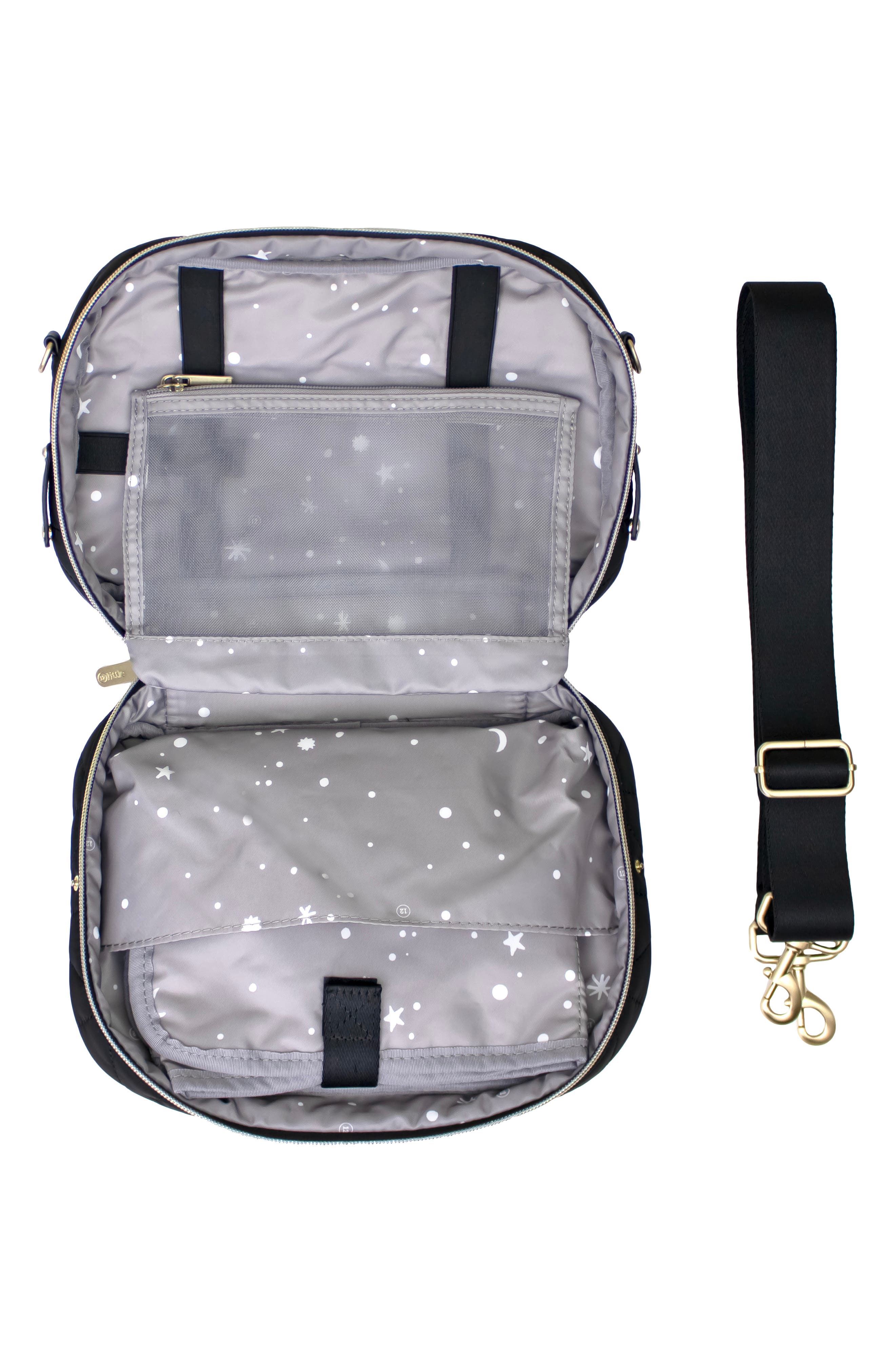 TWELVElittle Water Resistant Nylon Diaper Clutch, Alternate, color, 