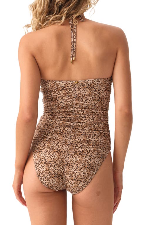 Pq Swim Josie Ruched One-piece Swimsuit In Gray