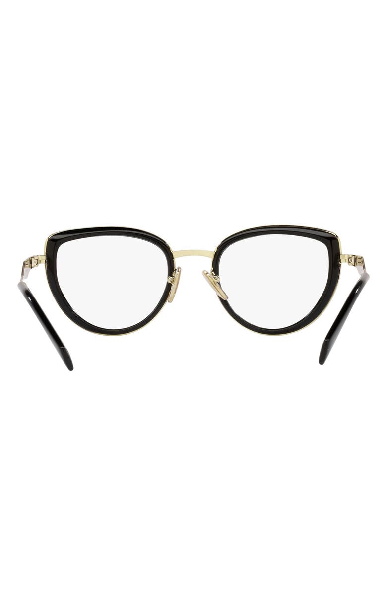 Prada 49mm Small Pillow Optical Glasses, Alternate, color, 