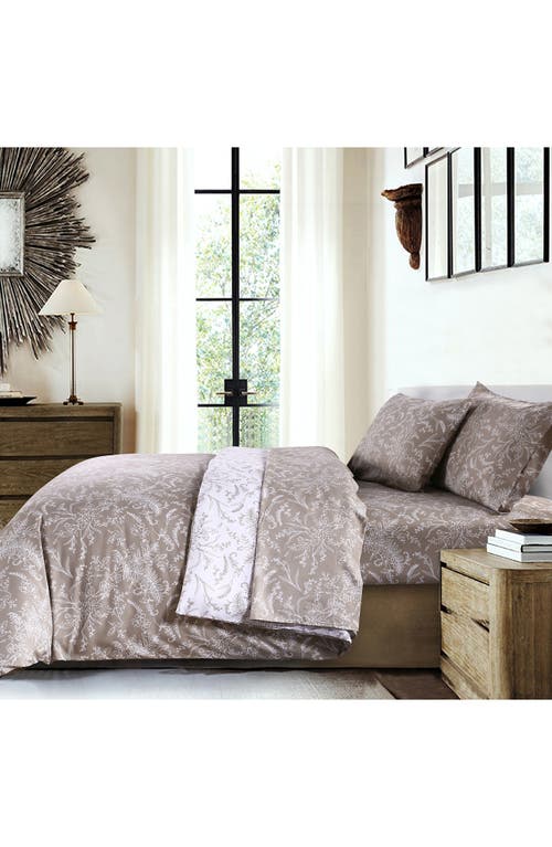 Southshore Fine Linens Winter Brush Sheet Set In Gray