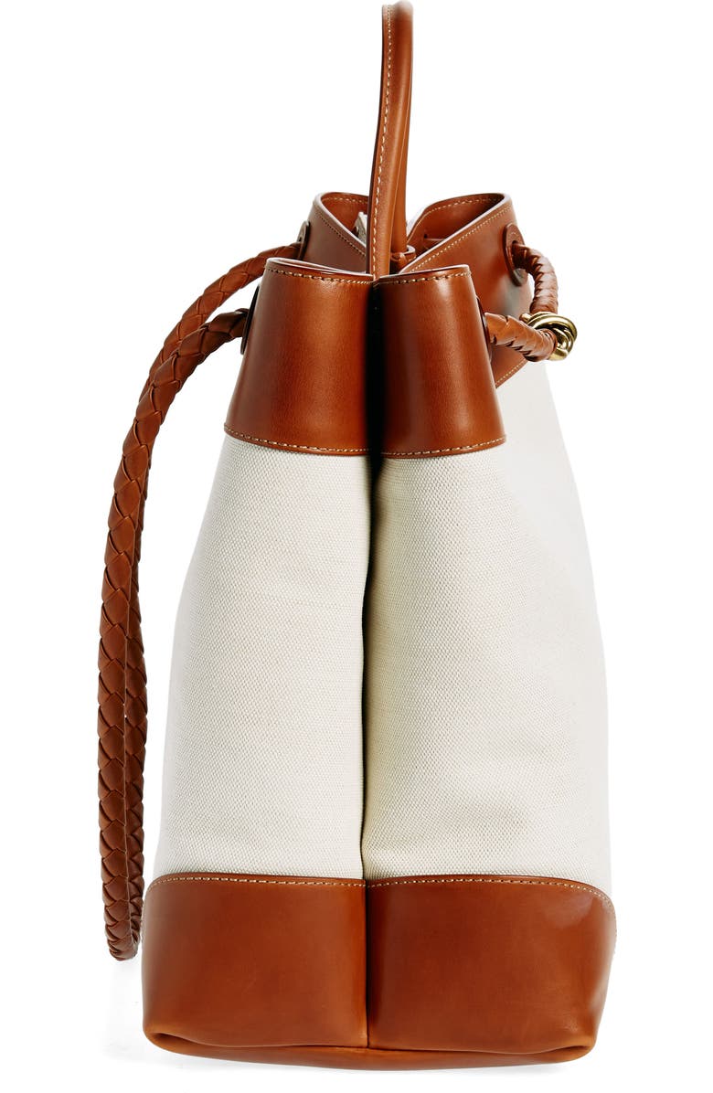 Bottega Veneta Large Andiamo Canvas Handbag, Alternate, color,