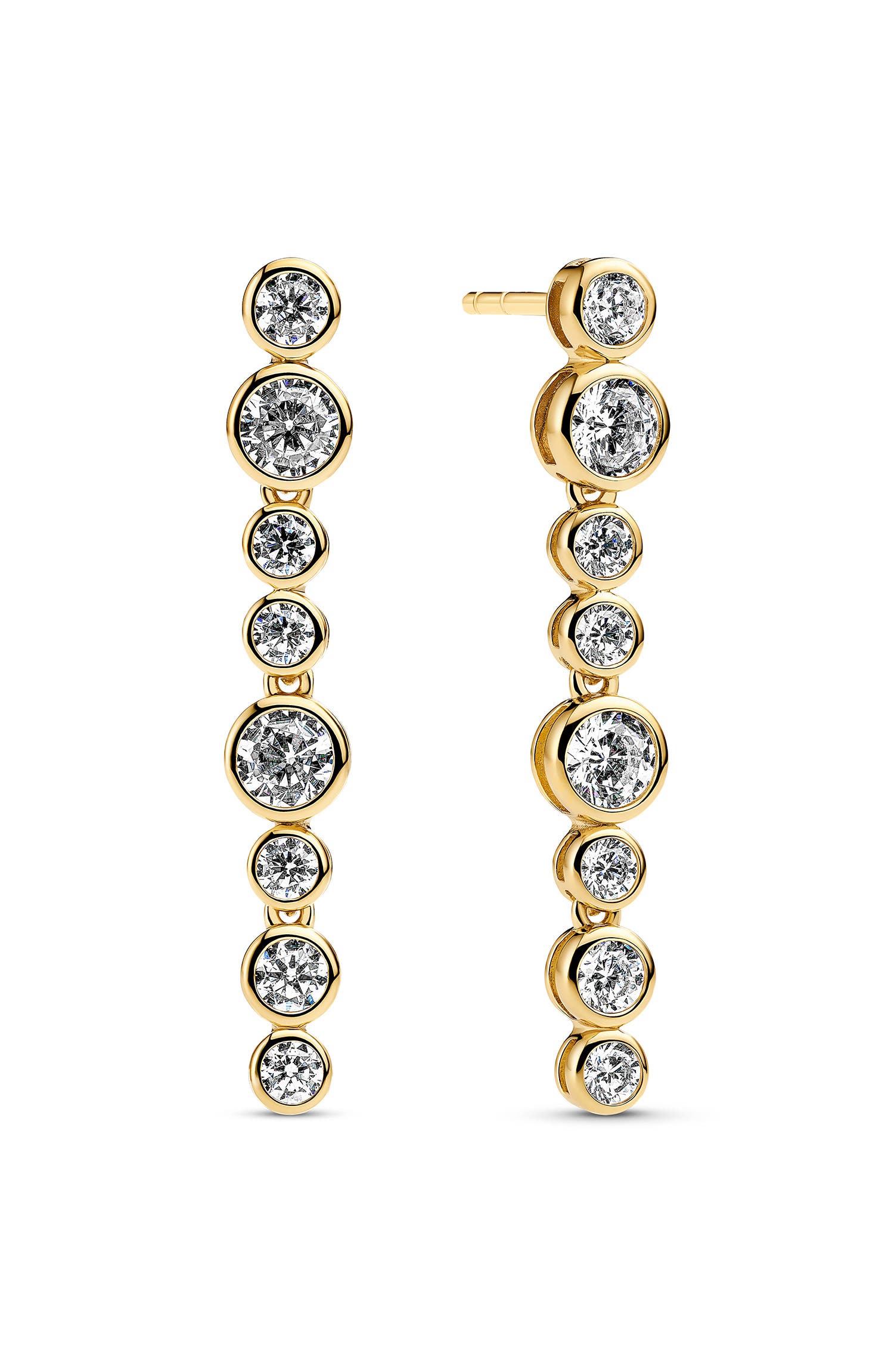 18K Gold Plated / White