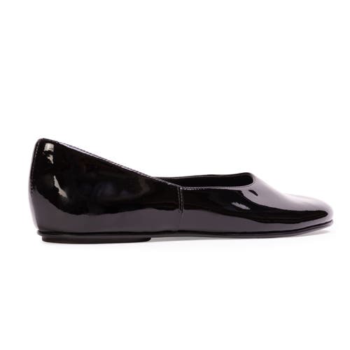 Black Suede Studio Ezra Ballet Flat In Multi