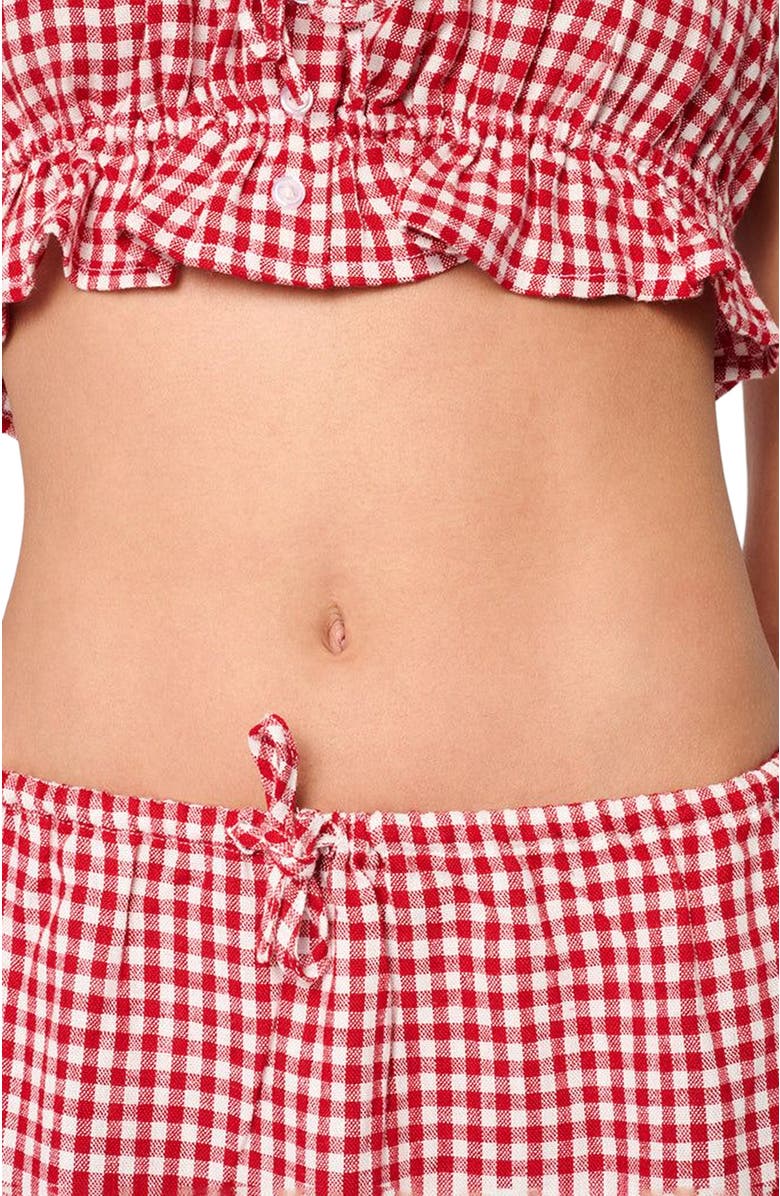 WeWoreWhat Tie Waist Skirt, Alternate, color, 