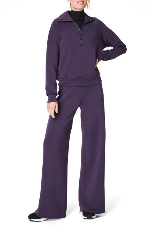 Spanx ® Airessentials Half Zip Sweatshirt In Purple