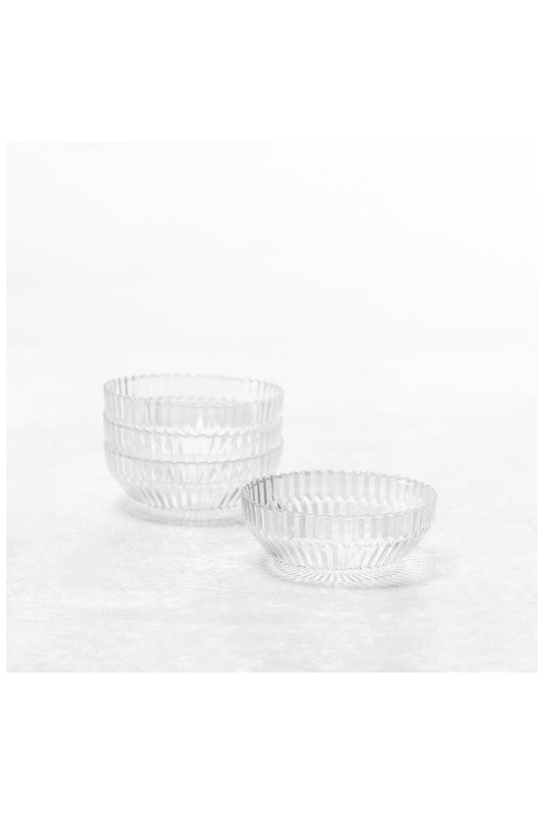 Archie Set of 4 Clear Cereal Bowls, Alternate, color, CLEAR
