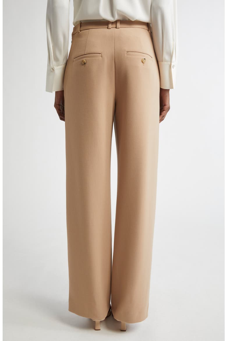 High Waist Wide Leg Pants, Alternate, color, CAMEL