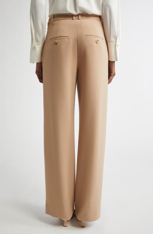 Vince High Waist Wide Leg Pants In Neutral