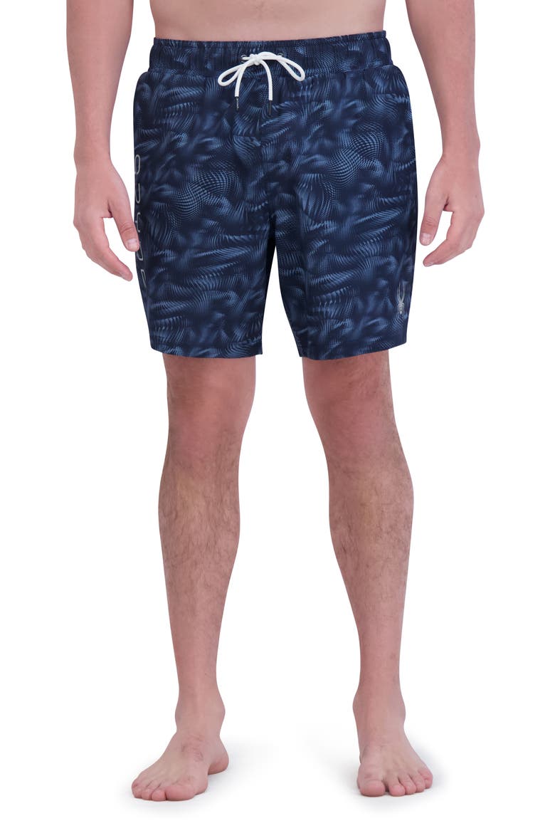 7-Inch Volley Swim Shorts, Main, color, DRESS BLUE