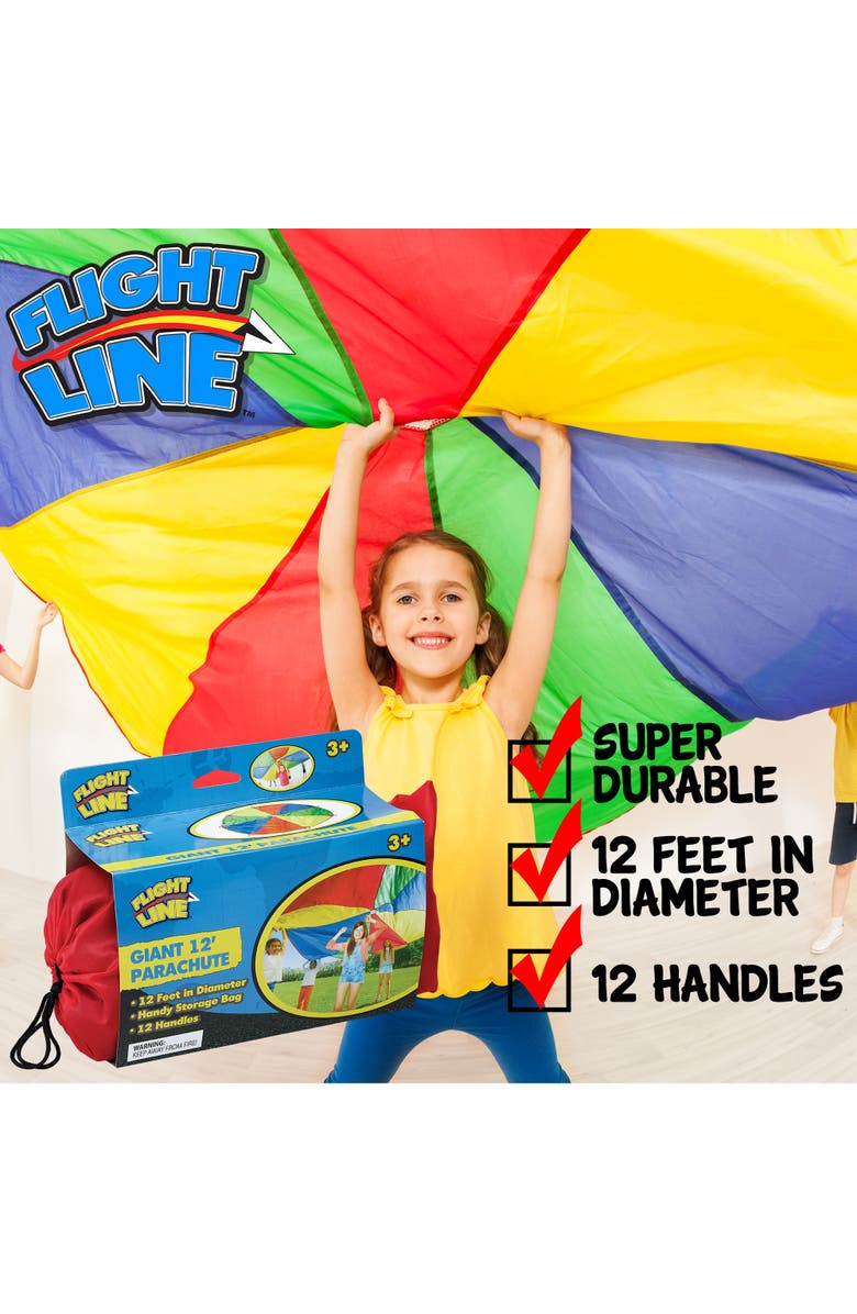 Flight Line Giant 12
 Parachute, Alternate, color, Multicolored