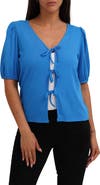 CYRUS Bow Tie Front Short Sleeve Top