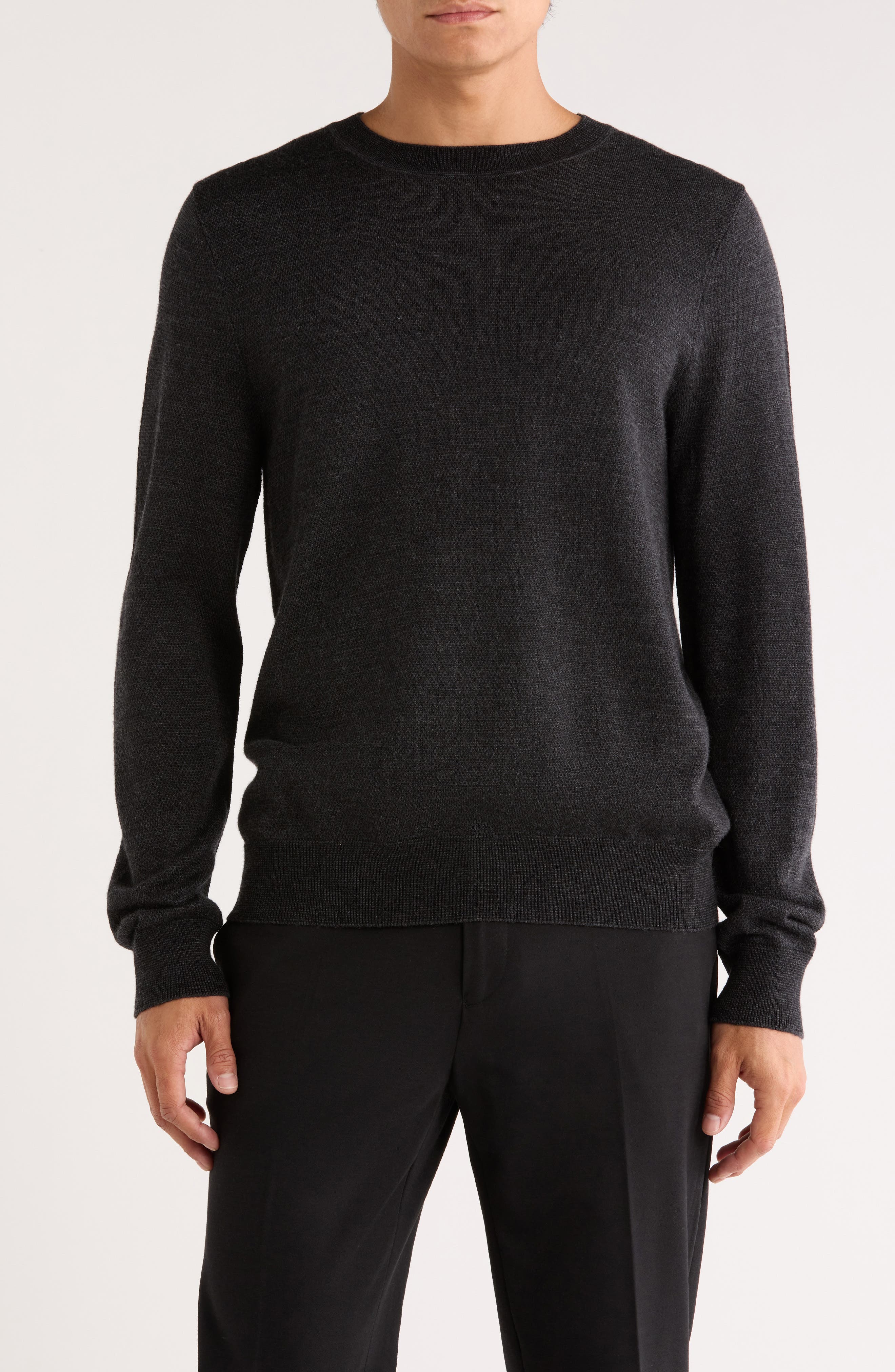 Nordstrom Birdseye Crewneck Sweater
