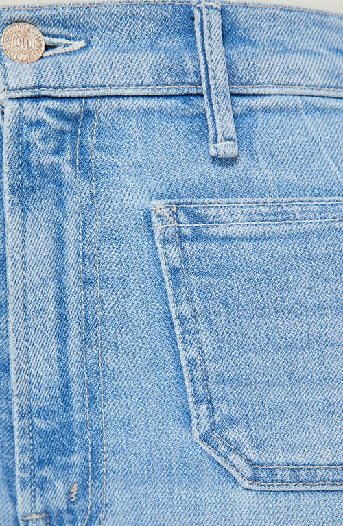 Mother The Hustler Patch Pocket Ankle Bootcut Jeans In Tune In Tune Out