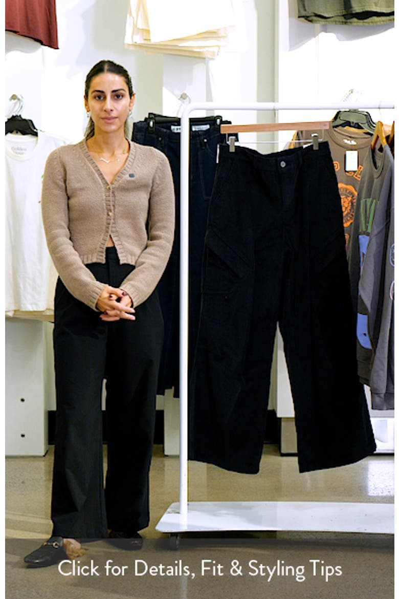 Chicago Wide Leg Cotton Corduroy Cargo Pants video