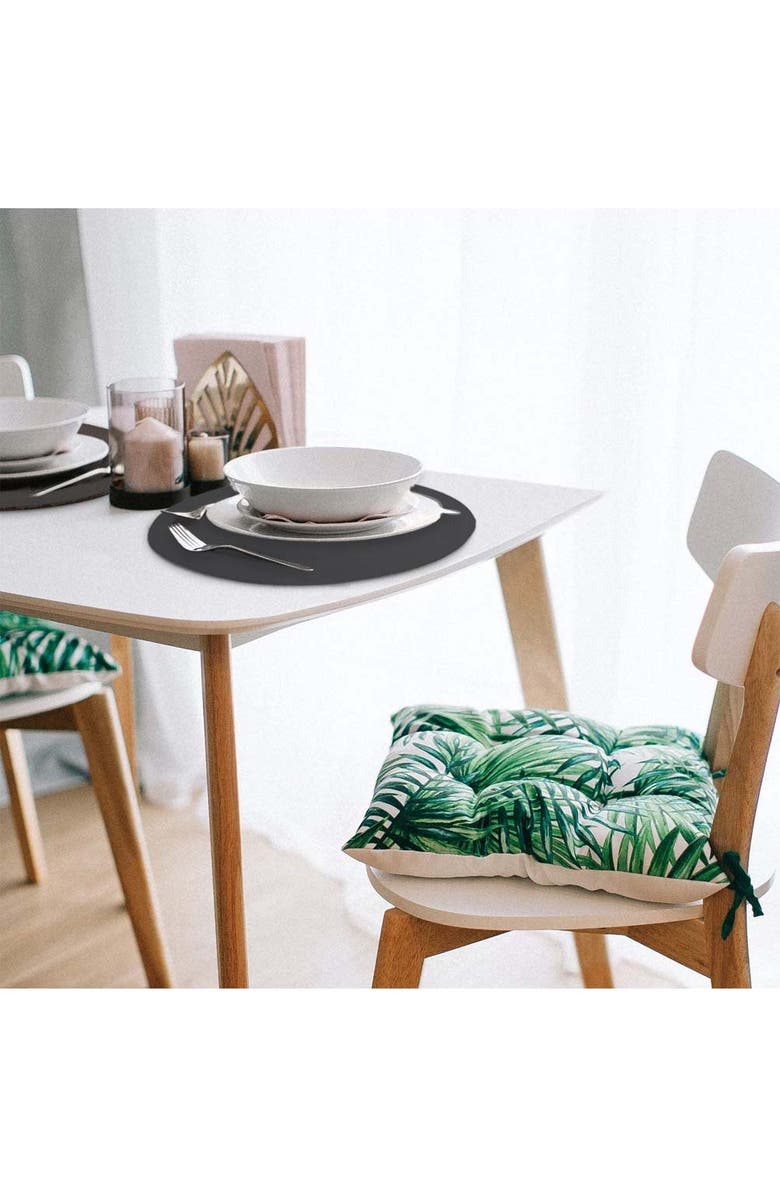 tag Elegant Woven Placemats for Stylish Dining Experience, Alternate, color, Black