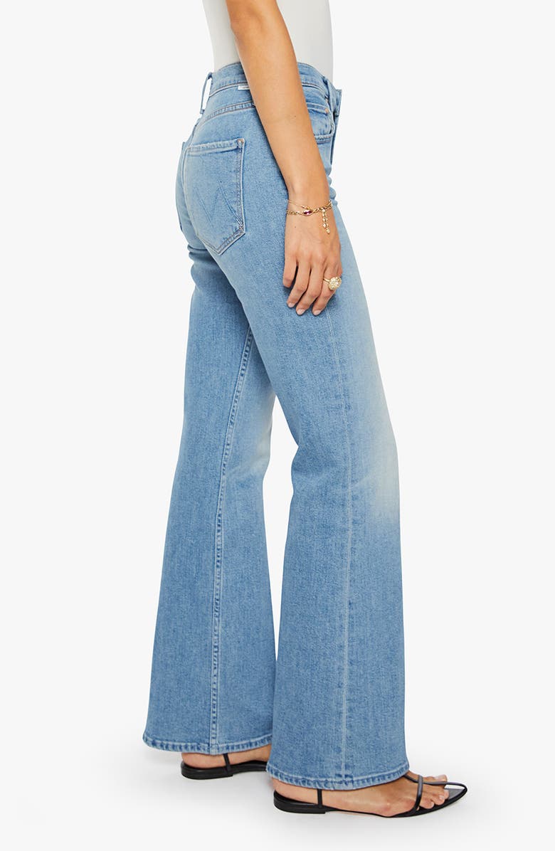 MOTHER The Bookie Flare Jeans, Alternate, color, Chaos Came Knocking