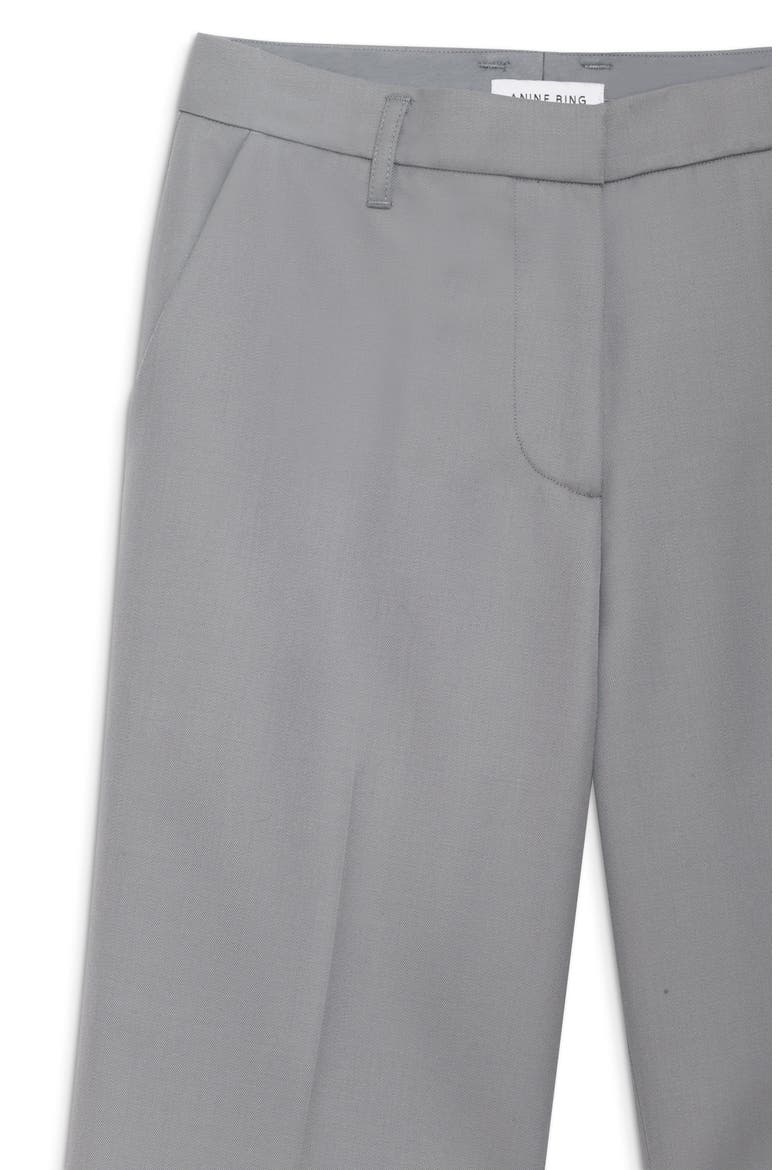 Classic Straight Leg Wool Pants, Alternate, color, GREY