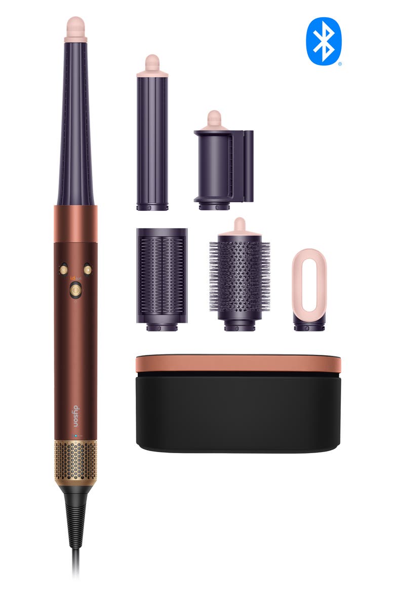 Limited Edition Airwrap i.d.™ Multi-styler and Dryer Straight+Wavy in Plum and Copper, Main, color, PLUM COPPER
