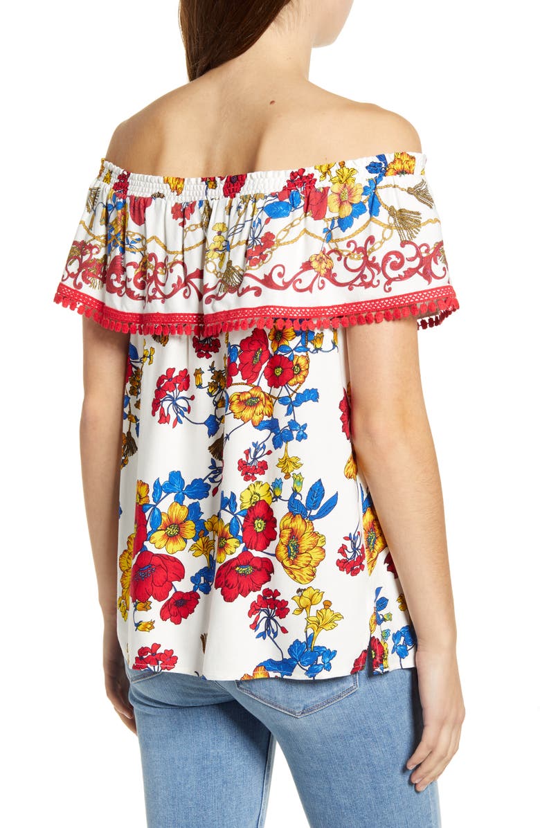 GIBSONLOOK Gibson x Hi Sugarplum! Naples Convertible Off the Shoulder Top, Alternate, color,