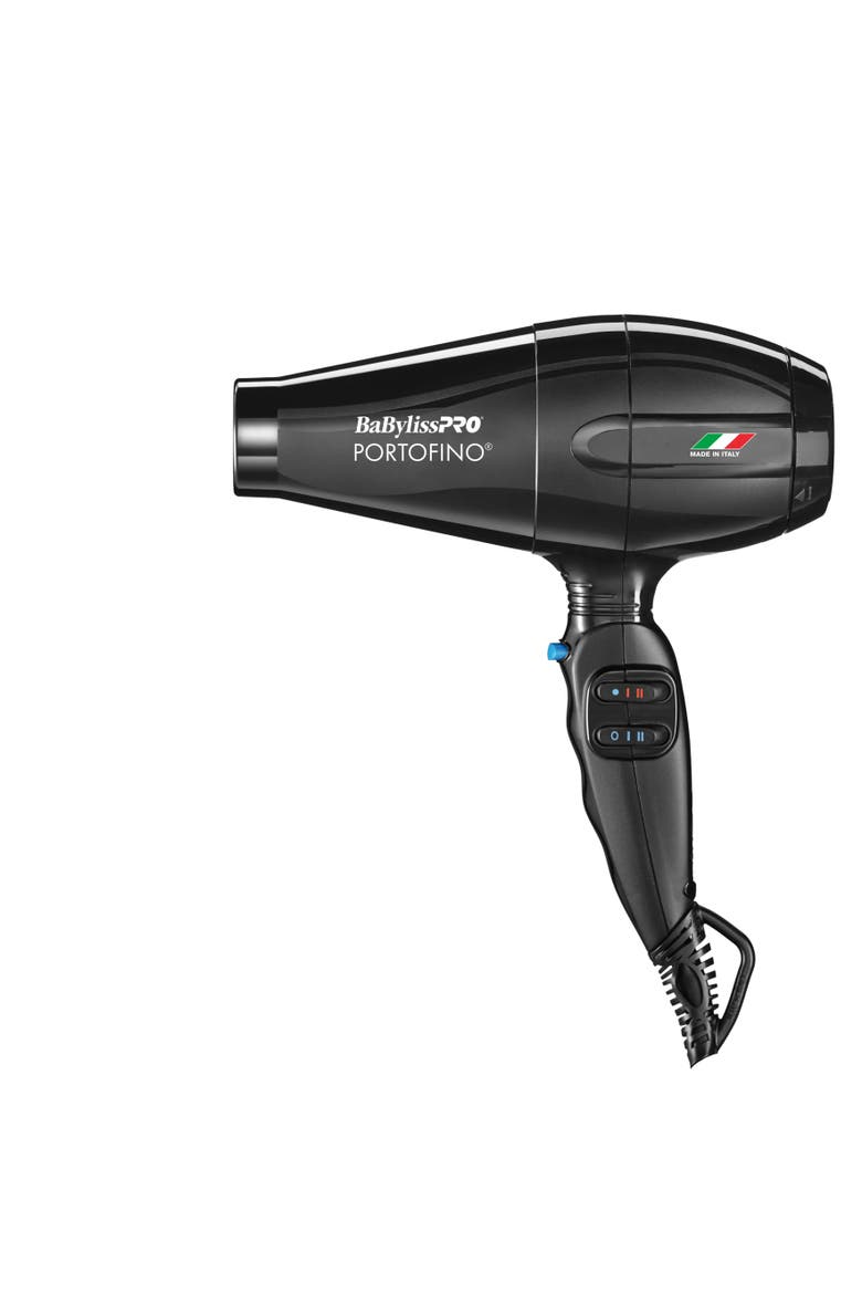 Nano Titanium Portofino Full-Size Dryer, Main, color, Black