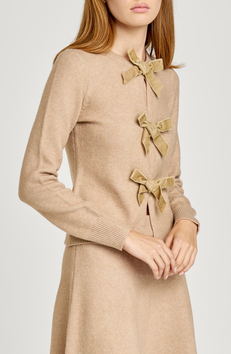 WAYF Kayla A-Line Knit Midi Skirt, Alternate, color, Beige