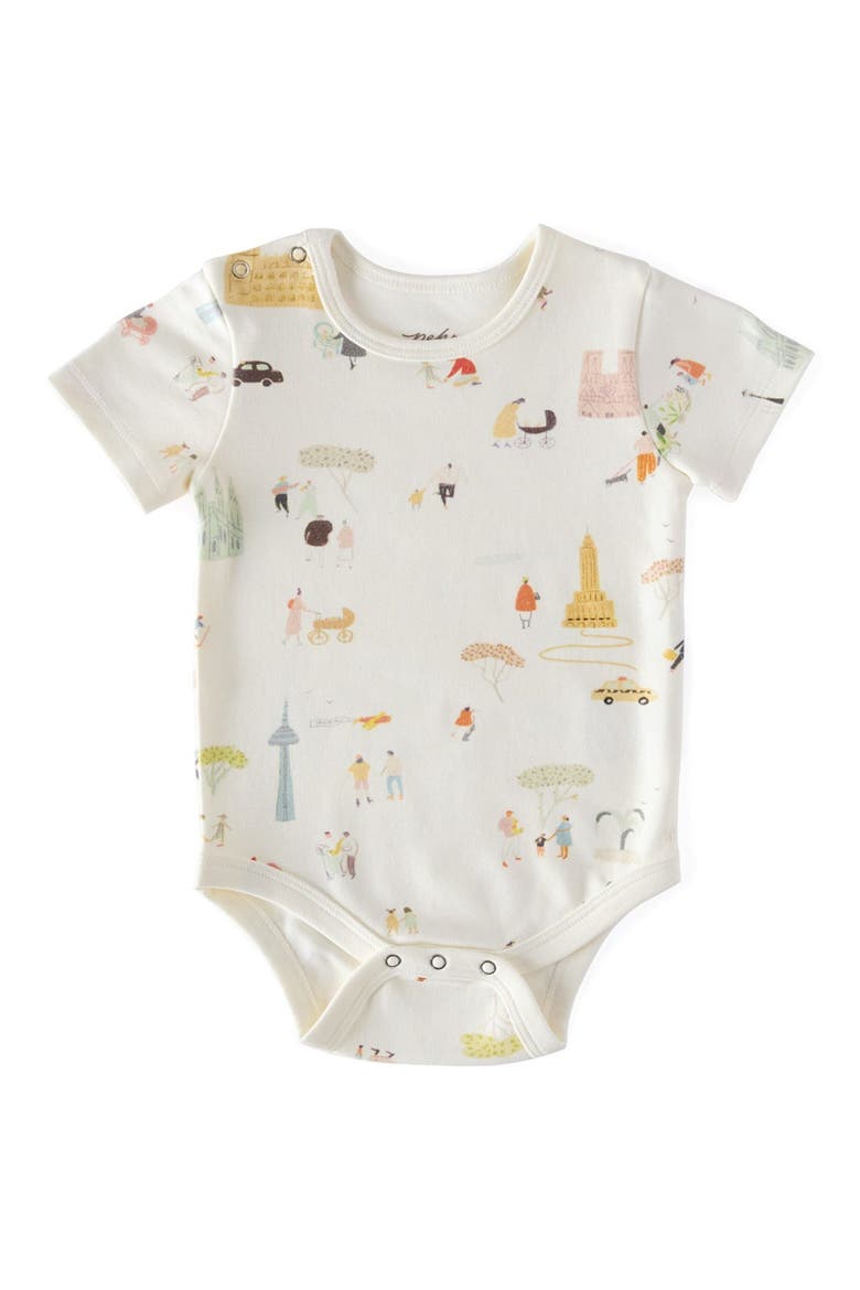 Explore the World Organic Cotton Bodysuit, Main, color, EXPLORE THE WORLD