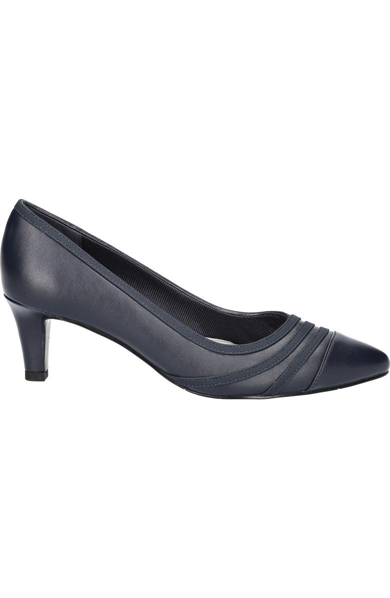 EASY STREET Nobel Kitten Heel Pump - Multiple Widths Available, Alternate, color, Navy