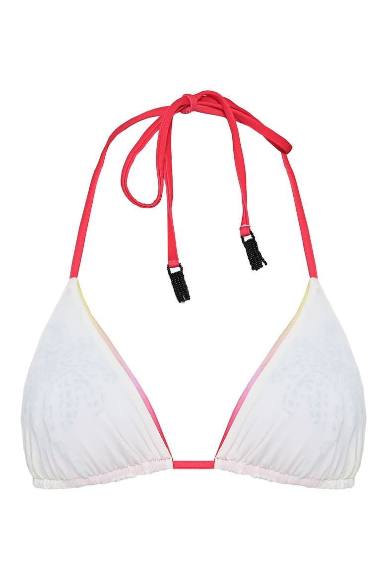 Balmy Reversible Bikini Top, Alternate, color, RED OVERFLOW