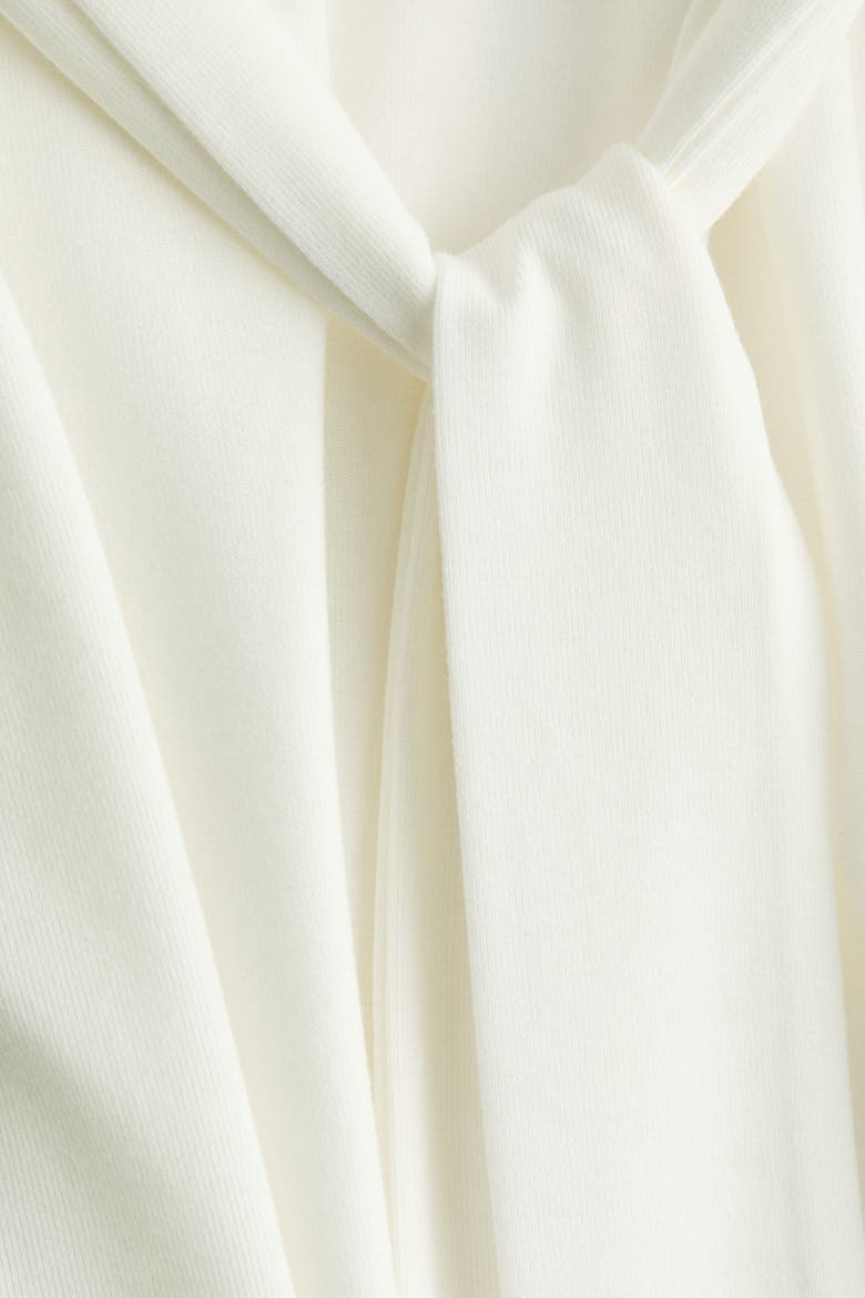 Jersey Robe, Alternate, color, White