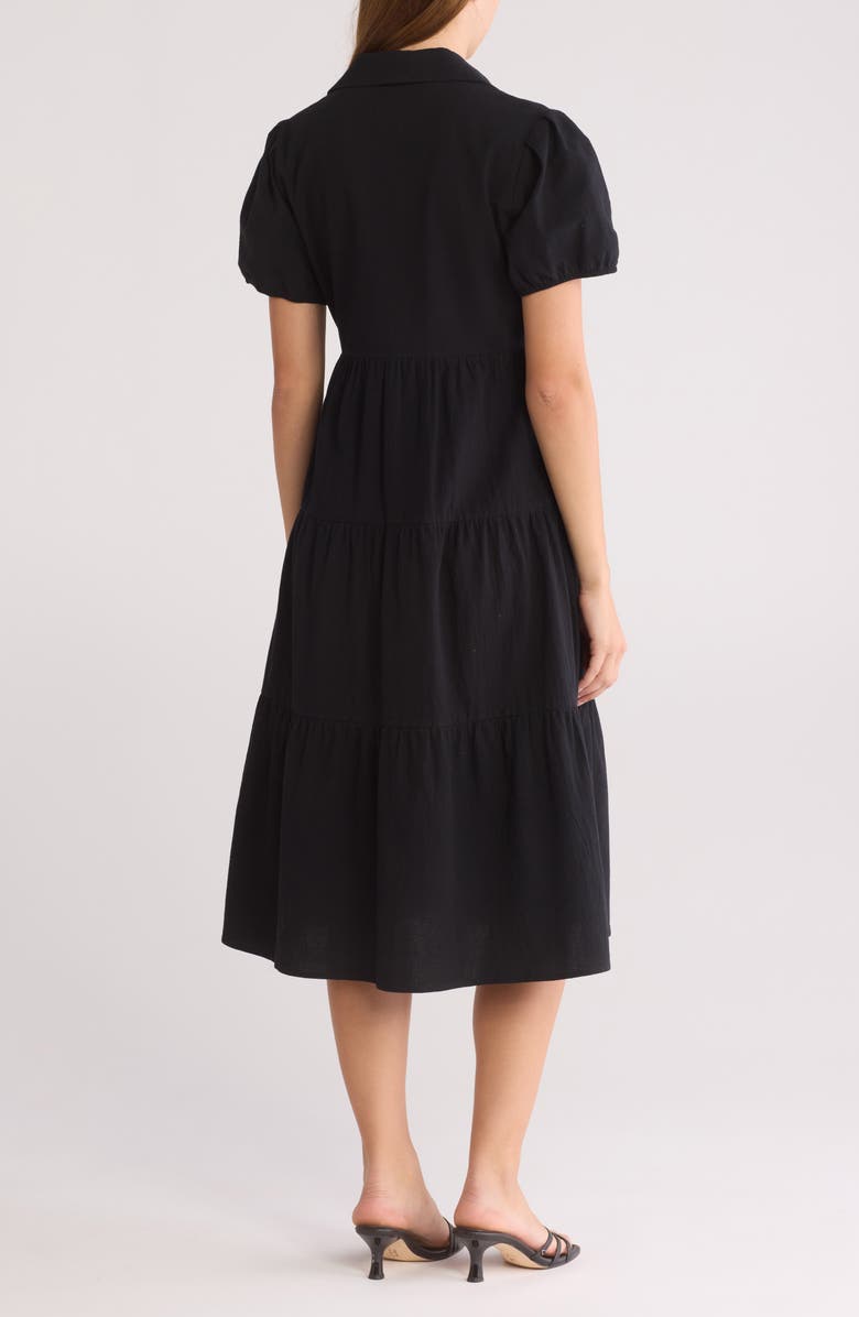 AREA STARS Bellina Tiered Midi Shirtdress, Alternate, color,