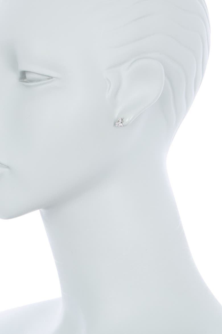 Marquise CZ Stud Earrings, Alternate, color, CLEAR- SILVER