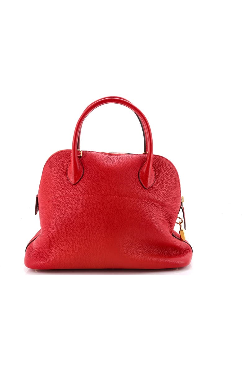 Pre-Owned Hermes Bolide Bag Clemence 31, Alternate, color, Rouge Casaque