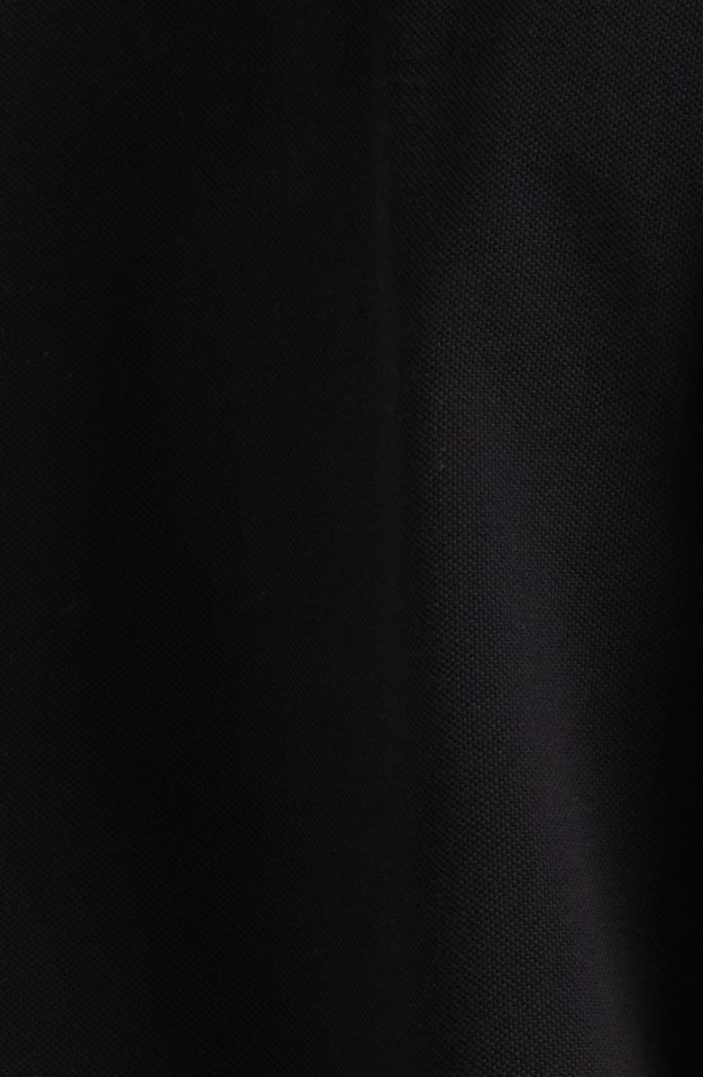 Moncler Logo Cotton Polo, Alternate, color, Black