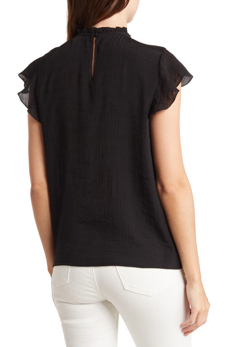 Nanette Lepore Pintuck Cap Sleeve Blouse, Alternate, color,