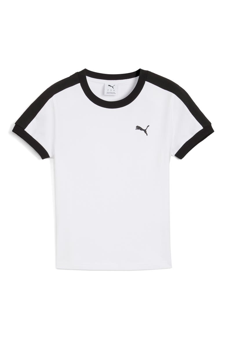 T7 Slim Fit T-Shirt, Alternate, color, WHITE