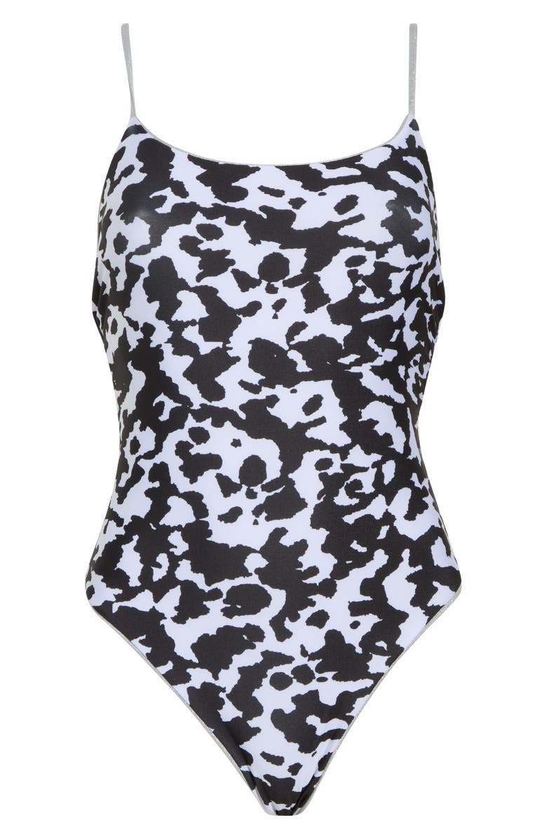 Maaji Luster One-Piece Swimsuit, Alternate, color, Gray