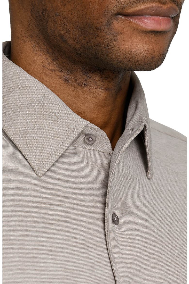 Solid Mapleton Luxe Cross Dyed Short Sleeve Shirt, Alternate, color, TAN