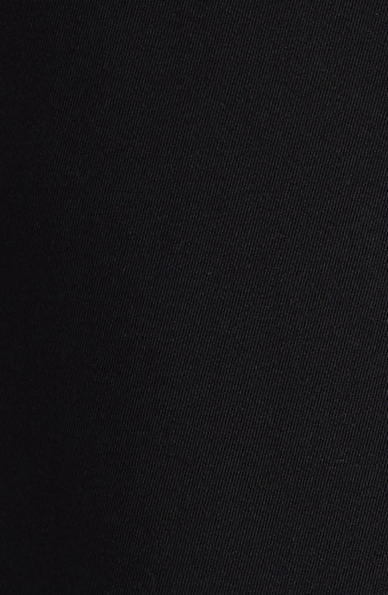 Balenciaga Slit Tailored Stretch Wool Midi Skirt, Alternate, color, 