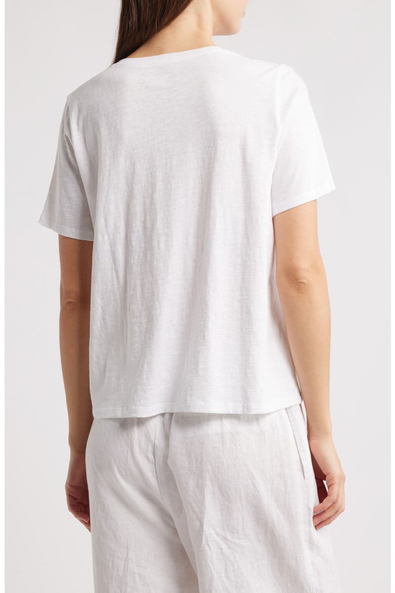 Easy Organic Cotton T-Shirt, Alternate, color, WHITE