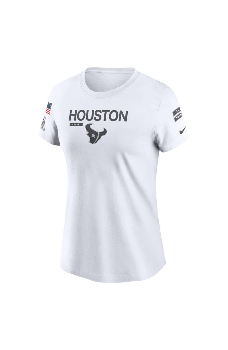 Nike Women's Nike White Houston Texans 2024 Salute To Service Legend Performance T-Shirt, Alternate, color, 