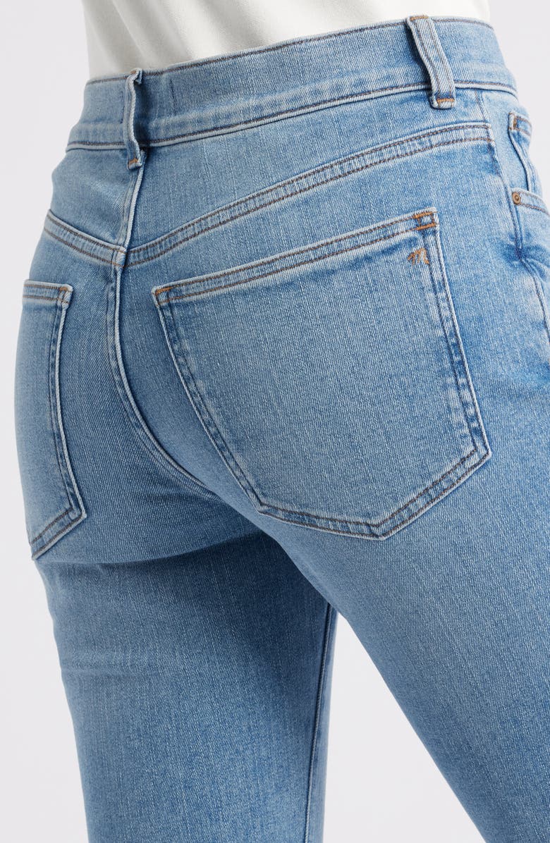 Madewell Kick Out Raw Hem Crop Jeans, Alternate, color, Altoona Wash