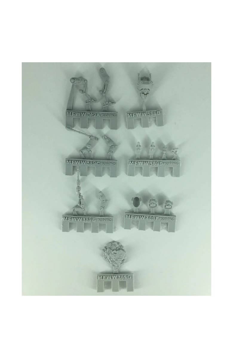 Modiphius Entertainment Fallout Miniatures Zetans Alien Invaders, Alternate, color, Multicolored