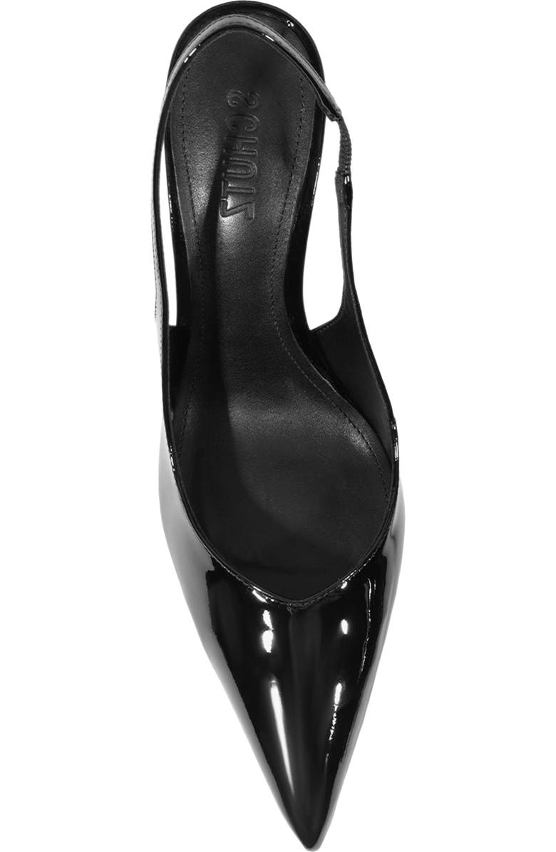 Schutz Lexi Pointed Toe Slingback Pump, Alternate, color, Black